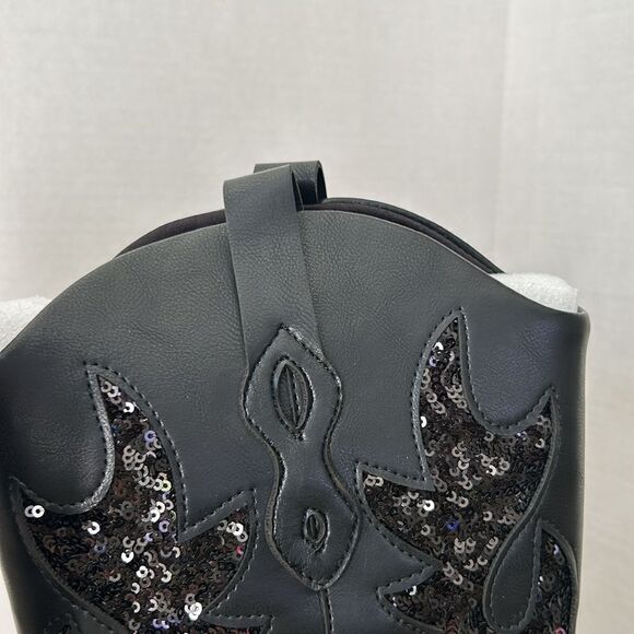 Wild Pair Black Cowboy Boots - Picture 5 of 8